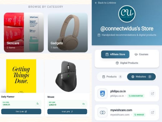 Monetise with Affiliate Products